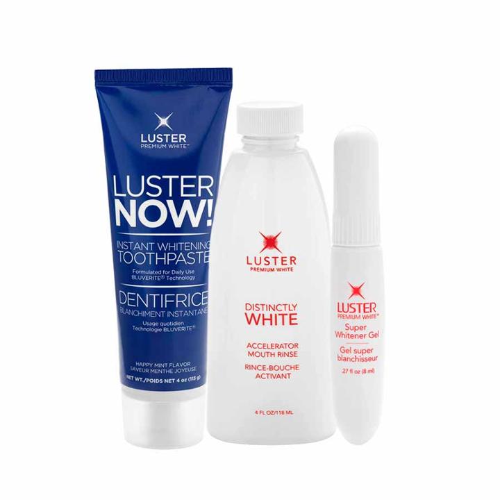 Luster Premium White Luster Now! Toothpaste + Distinctly White Set