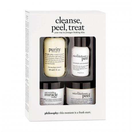 Philosophy Cleanse, Peel, Treat Trial Kit