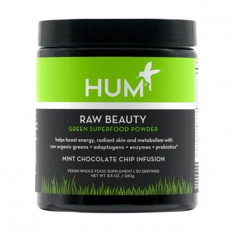 Hum Nutrition Raw Beauty Green Superfood Powder - Mint Chocolate Chip Infusion