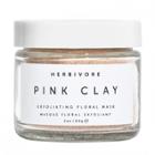 Herbivore Botanicals Pink Clay Exfoliating Floral Mask
