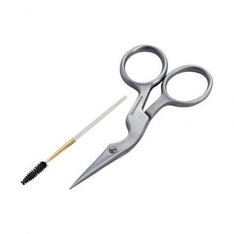 Tweezerman Precision Point Stainless Steel Brow Shaping Scissors & Brush