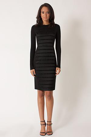 Black Halo Odyssey Sheath Dress In Black, Size 2