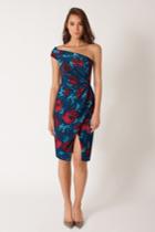 Black Halo Janie Bryant Sonata Sheath Dress In Rococo Floral, Size 10