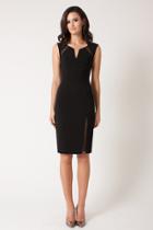 Black Halo Cicero Sheath Dress In Black, Size 12