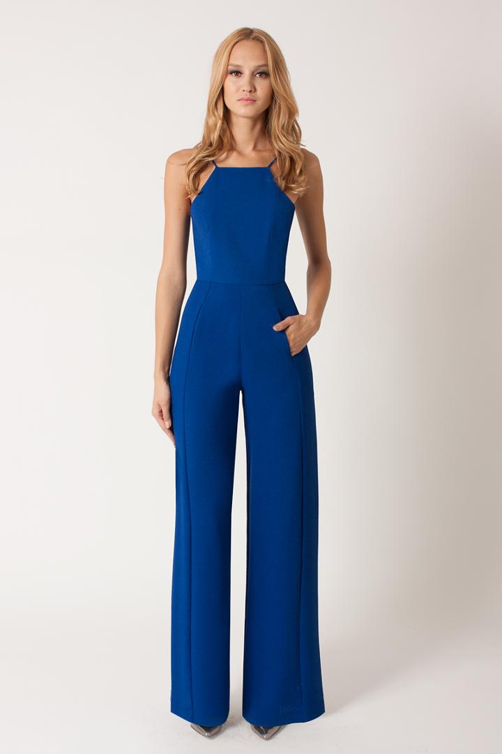 Black Halo Joaquin Jumpsuit In Black, Size 0