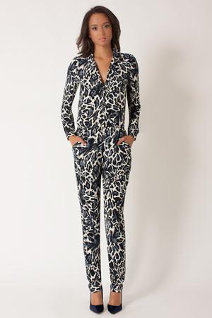 Black Halo Jaidyn Jumpsuit In Print, Size 0