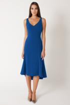 Black Halo Aiko Hi-low Dress In Azurite, Size 0