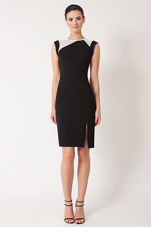 Black Halo Daytona Sheath Dress In Black, Size 10