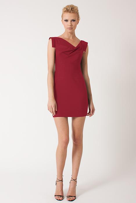 Black Halo Classic Jackie O Dress Mini Dress 35 In Blood Orange, Size 10