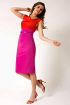 Black Halo Stretch Gabardine 2-tone Jackie O Dress