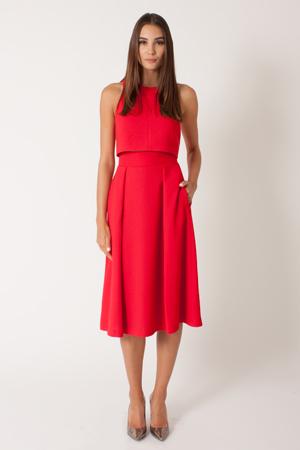 Black Halo Sanibel 2 Piece Dress With Invisible Zipper In Black, Size 0