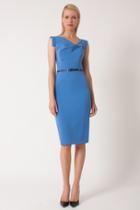 Black Halo Classic Jackie O Dress In Cerulean, Size 12