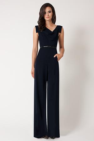 Black Halo Jackie Jumpsuit In Black, Size 0