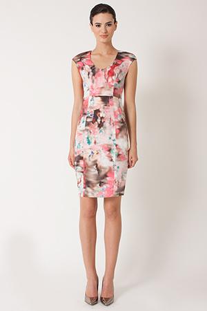 Black Halo Demetrio Dress Decadence In Print, Size 12