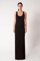 Black Halo Jenner Maxi Dress In Black, Size L