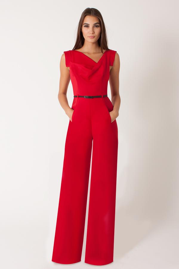Black Halo Jackie Jumpsuit In Black, Size 2