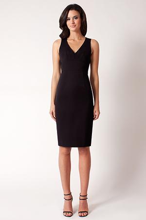 Black Halo Vera Sheath Gabardine