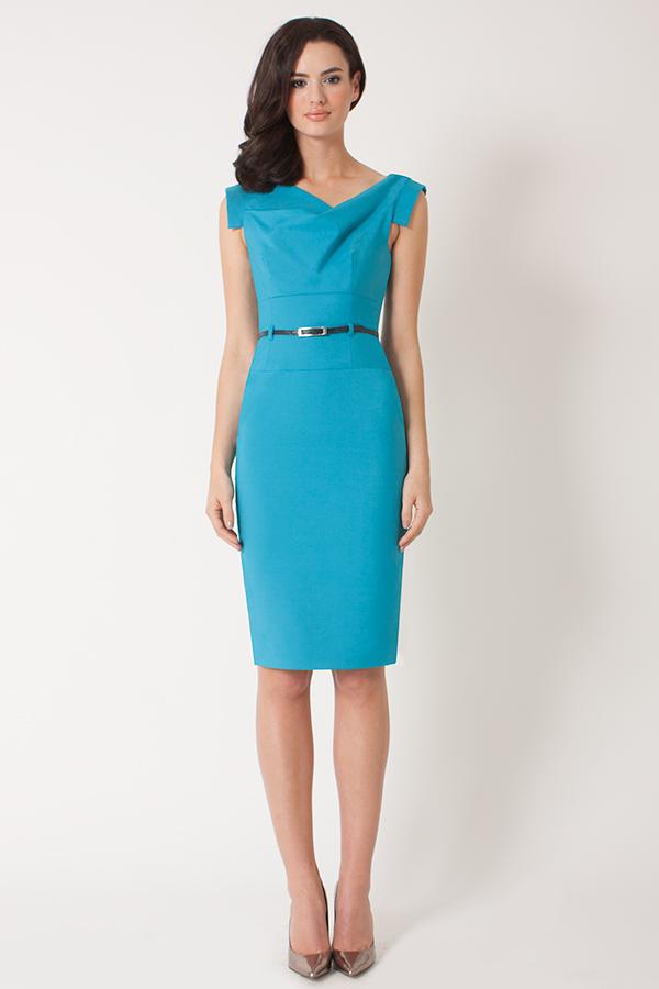 Black Halo Jackie O Dress In Pool, Size 10