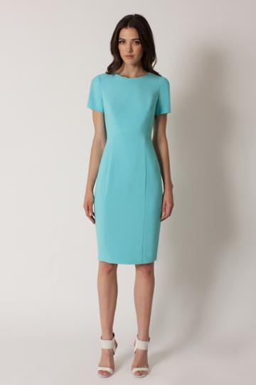 Black Halo Jodee Sheath Dress In Atlantic Aqua, Size 0