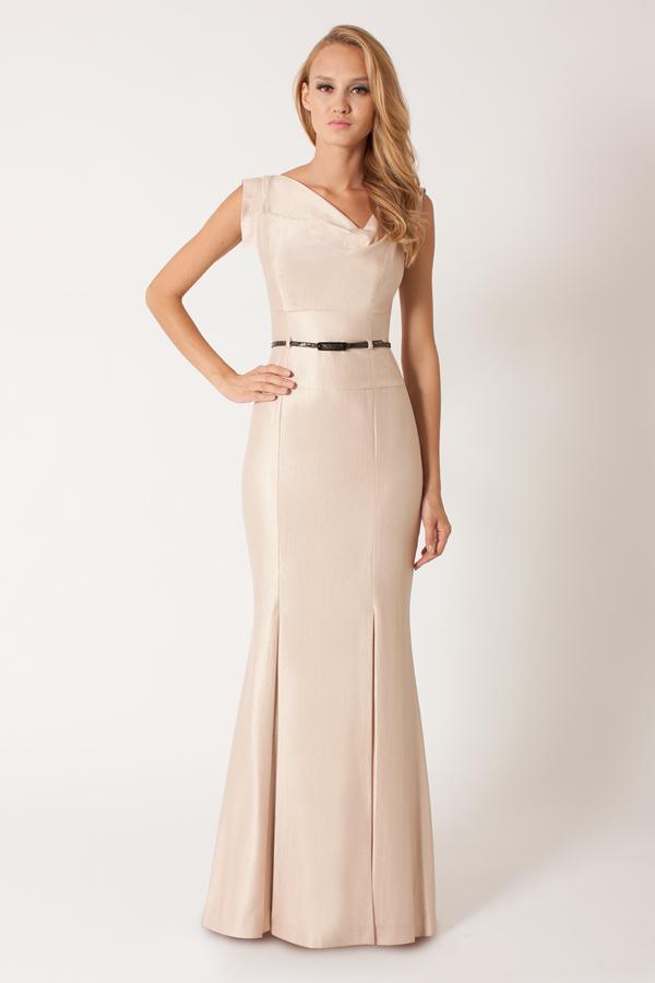 Black Halo Bouvier Gown In Black, Size 10