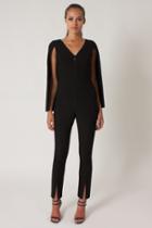 Black Halo Carissa Jumpsuit In Black, Size 0