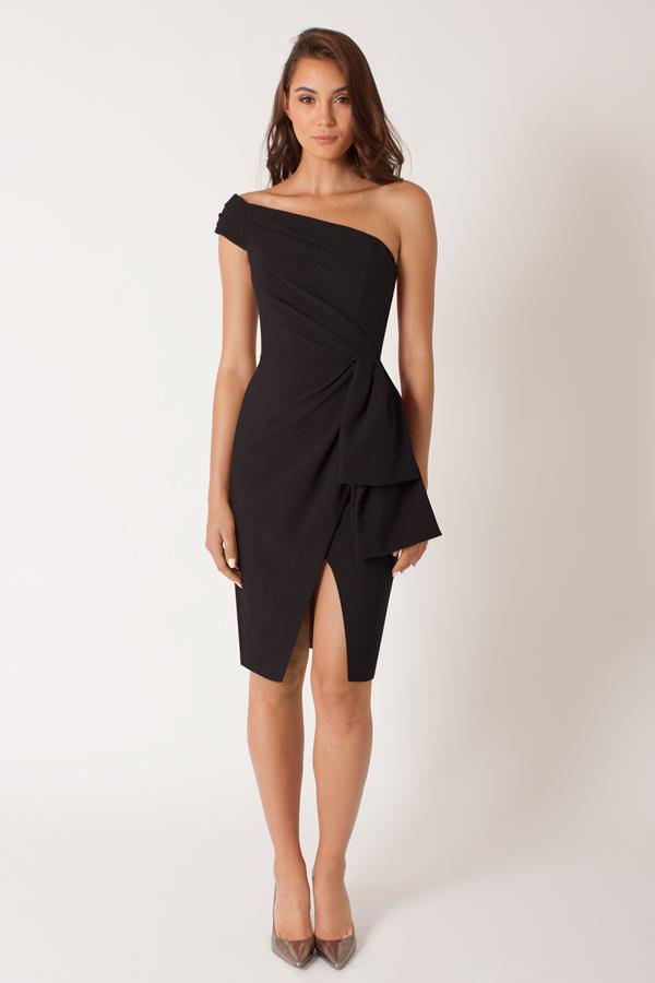 Black Halo Janie Bryant Angelica Sheath Dress In Black, Size 10