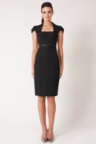 Black Halo Jacket Dress In Black, Size 8
