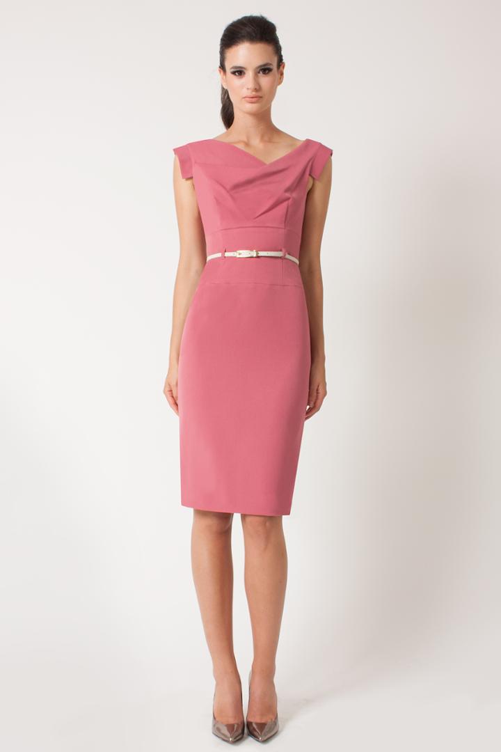 Black Halo Original Classic Jackie O Dress In Antique Rose, Size 10