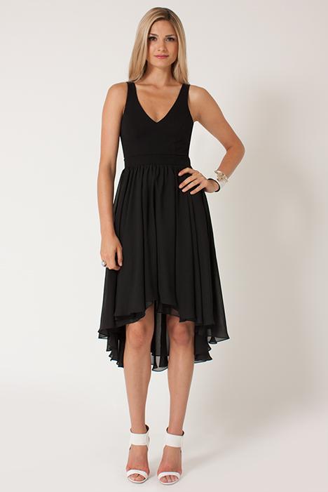 Black Halo Francis Dress In Black, Size 12