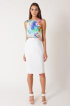 Black Halo Jasper Top In Print, Size 0