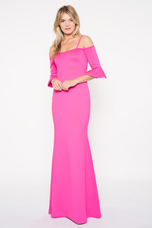 Black Halo Christian Gown In Iconic Pink, Size 0