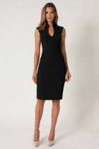 Black Halo Zara Sheath Dress In Black, Size 0