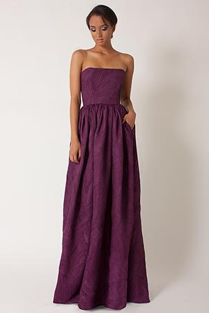 Black Halo Eve Mykel Gown In Brandy, Size 0