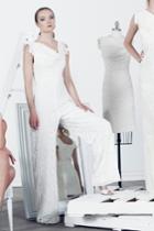 Black Halo Heirloom Lace Jackie Jumpsuit In Natural White, Size 10
