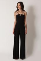 Black Halo Delia Jumpsuit In Black, Size 0