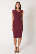 Black Halo Tropical Crepe Jackie O Dress In Heroine, Size 12
