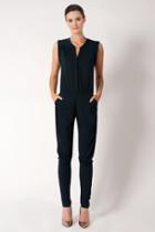 Black Halo Dusk Jumpsuit In Black, Size 12