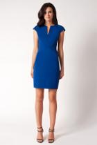 Black Halo Bryce Sheath Dress In Azure, Size 12