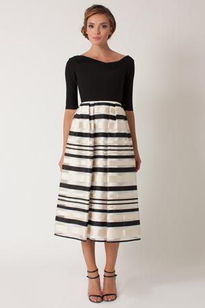 Black Halo Hayley Cocktail Dress In Black French Vanilla, Size 0