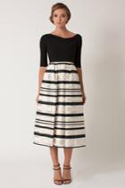 Black Halo Hayley Cocktail Dress In Black French Vanilla, Size 0
