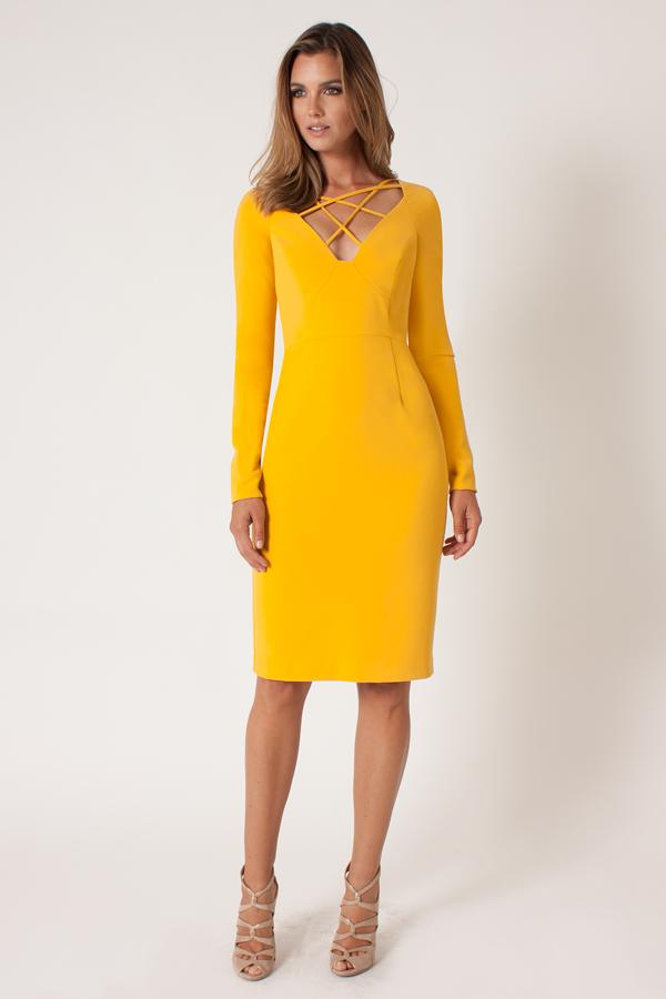 Black Halo Masca Sheath Dress In Cadmium, Size 0