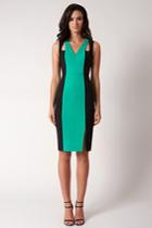Black Halo Ayanna Color Blocked Sheath