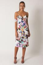 Black Halo Lolah Dress In Butterfly Garden, Size 0