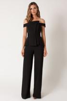 Black Halo Eve La Reina Jumpsuit In Black, Size 0