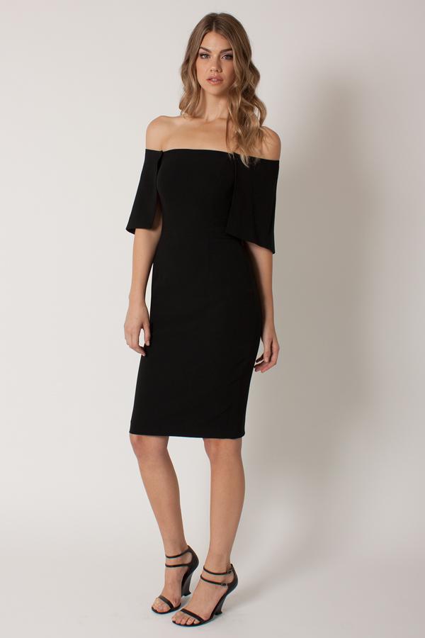 Black Halo Eloise Sheath Dress In Black, Size 10