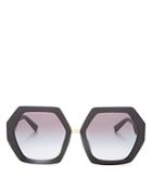 Valentino Women's Round Sunglasses, 57mm