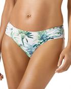 Tommy Bahama Art Of Palms Reversible Shirred Hipster Bikini Bottom