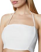 Dl1961 Linen Tie Back Halter Top