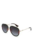 Gucci Aviator Sunglasses, 57mm