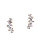 Bloomingdale's Diamond Ear Climbers In 14k Rose Gold, 0.50 Ct. T.w. - 100% Exclusive